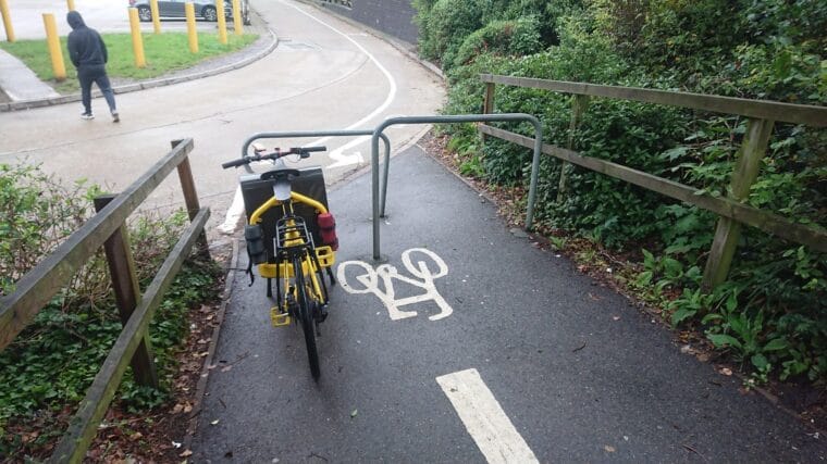 Morrisons Cycle Barriers