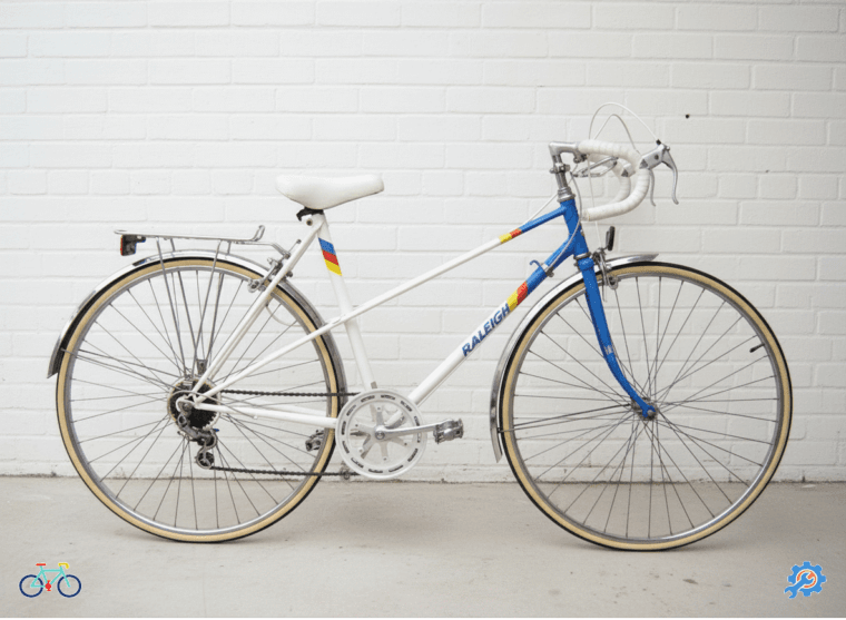 Raleigh Team Mixte drop handlebar road bike